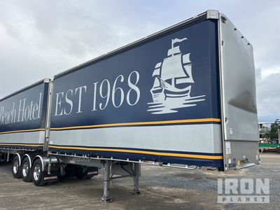 2019 Vawdrey 6.3 m Tri/A Curtain Side Trailer