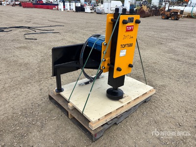 2025 TOFT TOFT680 Skid Steer Post Driver (Unused)