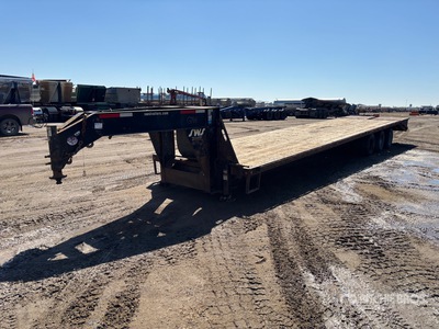 2022 ABU 40 ft Tri/A Gooseneck Equipment Trailer