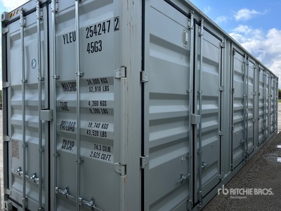 2026 40 ft High Cube Multi-Door Contenedor de almacenamiento