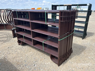 Quantity of (18) 2026 BYT RP76 7 ft 6 in Ranch Livestock Panel (Unused)