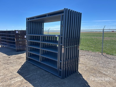 Quantity of (16) 2026 BYT FRMGTE96 9 ft 6 in Magnum Ranch Frame Livestock Gate (Unused)