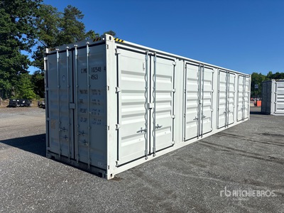 2025 40 ft High Cube Multi-Door Storage Container