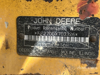 2007 John Deere 270D LC Koparka gąsienicowa