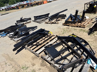 Quantity of (8) 2026 Mower King SA 48 in Skid Steer Forks (Unused)