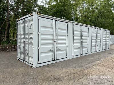 2025 40 ft High Cube Multi-Door Storage Container