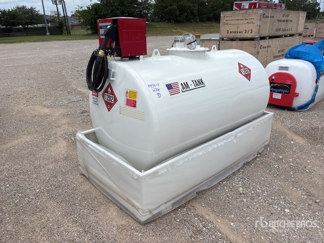 2026 AM Tank 500 Diesel 555 gal Steel Storage & Dispensing Tank (Unused)