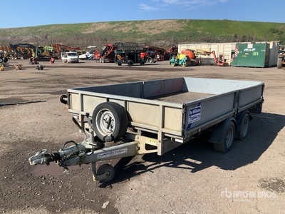 Ifor Williams 3.6 m T/A T/A Flatbed Trailer. Przyczepa do sprzętu