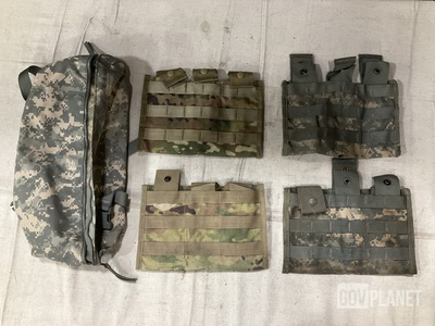(32) Waist Packs, (28) Ammunition Magazine Pockets & Assorted Items