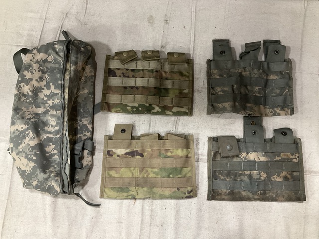 (32) Waist Packs, (28) Ammunition Magazine Pockets & Assorted Items