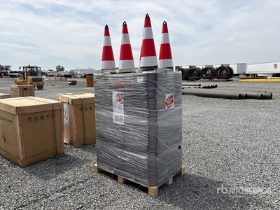 2026 TSC Quantity of (250) Cônes d'autoroute (Unused)