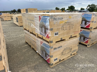 2026 SDL4230TGMS 42 ft x 30 ft Triple Garage Metal Cobertizo (Unused)
