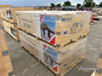 2026 SDL4230TGMS 42 ft x 30 ft Triple Garage Metal Cobertizo (Unused)