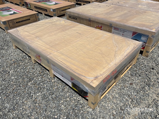 2026 SDLGM1220F 12 ft x 20 ft Galvanized Metal Livestock Shelter (Unused)