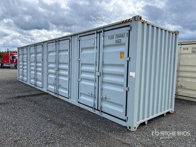 2026 40 ft High Cube Multi-Door Storage Container