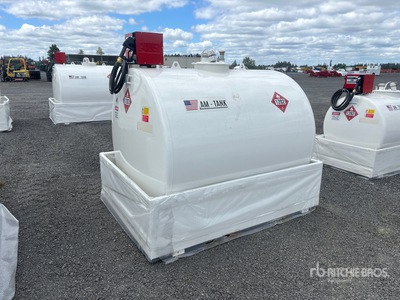 2026 AM Tank 1050 gal Skid Mounted Steel Diesel Fuel Tank (Unused)