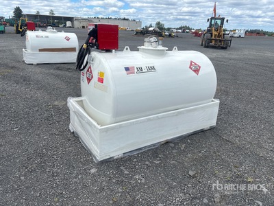 2026 AM Tank 490 gal Skid Mounted Steel Diesel Fuel Tank (Unused)