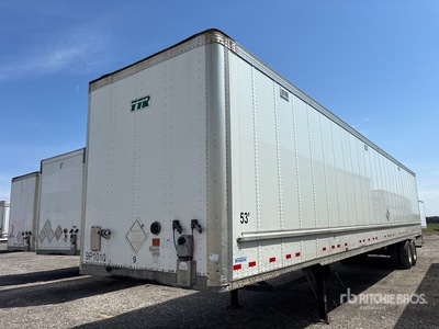 2015 Vanguard 53 ft x 102 in T/A Van Trailer