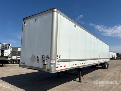 2014 Vanguard 53 ft x 102 in T/A Van Trailer