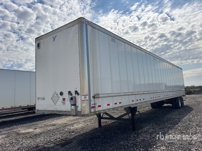 2015 Vanguard 53 ft x 102 in T/A Van Trailer