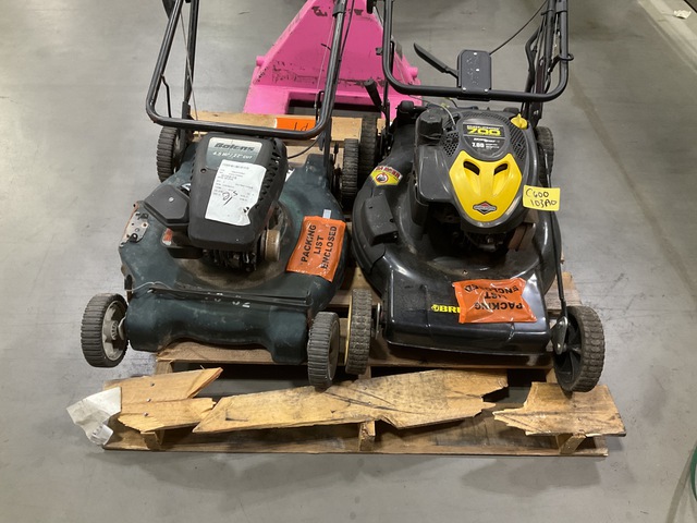 (2) Assorted Lawn Mowers