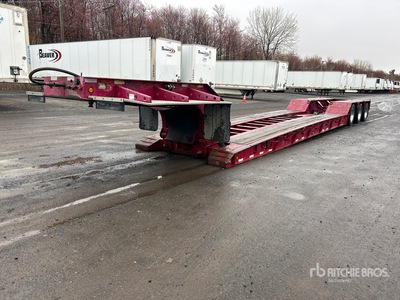 2008 Pitts Tri/A Double Drop Removable Gooseneck مقطورة لوبوي