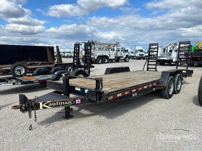 2018 Kaufman 20 ft T/A Flatbed Trailer