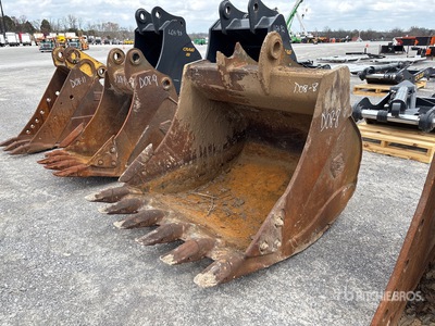 Hensley 54 in 2.13 cyd Digging Excavator Bucket - Fits Komatsu PC210