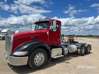 2012 Peterbilt 386 6x4 Day Cab Truck Tractor