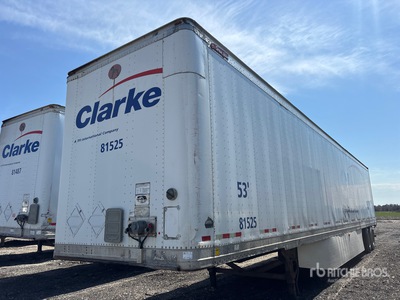 2012 Great Dane 53 ft x 102 in T/A Remolque de furgoneta