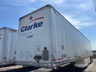 2012 Great Dane 53 ft x 102 in T/A Remolque de furgoneta