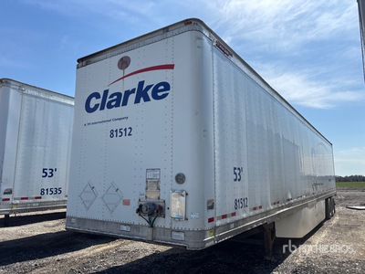 2012 Great Dane 53 ft x 102 in T/A Remolque de furgoneta