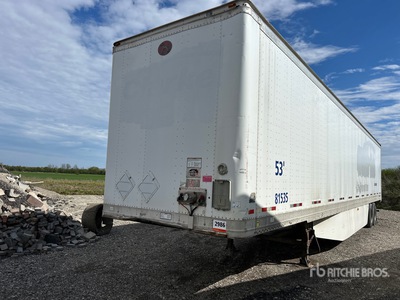 2012 Great Dane 53 ft x 102 in T/A Van Trailer