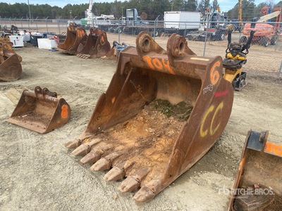 Cat 56 in Digging Excavator Bucket