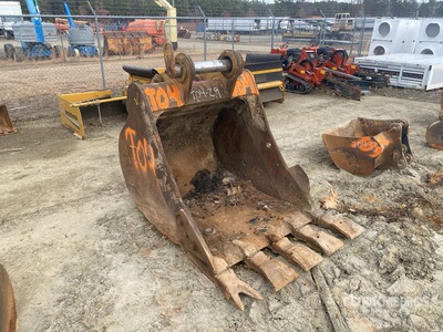Cat 51 in Digging Excavator Bucket