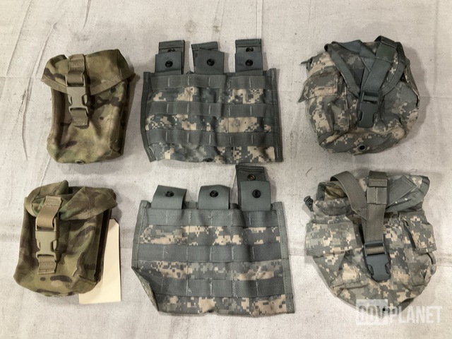 (31) First Aid Kit Pouches, (55) M4 Three Mag Pouches & Assorted Items