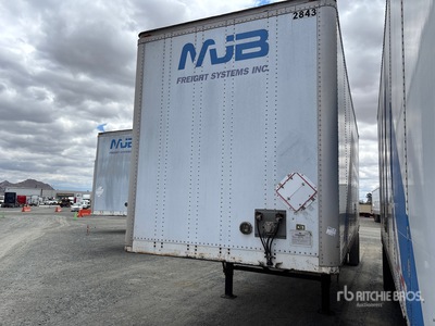 2001 Wabash 28 ft x 102 in S/A Van Trailer