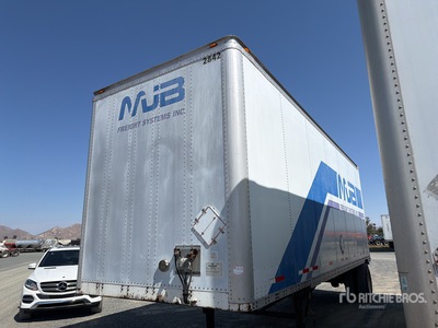 2001 Wabash 28 ft x 102 in S/A Remolque de furgoneta