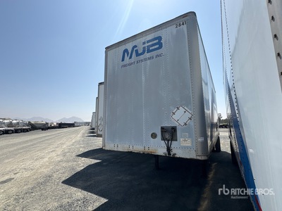 2001 Wabash 28 ft x 102 in Sliding S/A Van Trailer