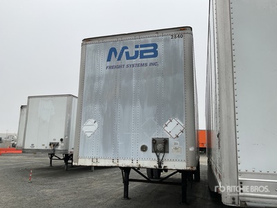 2001 Wabash 28 ft x 102 in S/A Van Trailer