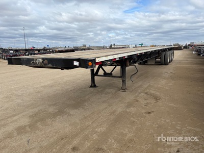 2013 Manac 53 ft Tri/A Flatbed Trailer