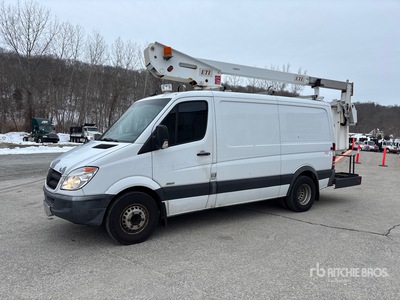 2013 ETI ETT29SNV 29 ft on 2013 Mercedes-Benz Sprinter Cargo 3500 4x2 Van Mounted Aerial Lift