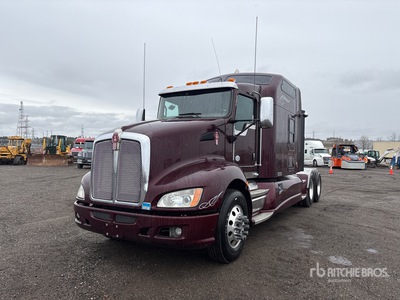 2013 Kenworth T660 6x4 T/A Sleeper Truck Tractor