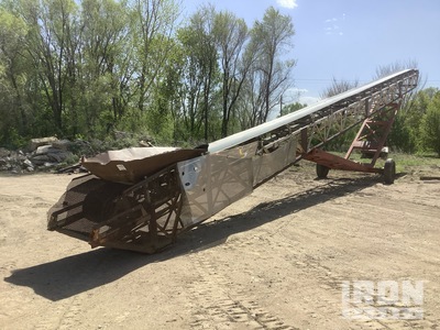 Custom Built  24 in x 85 ft Portable Stacking Conveyor