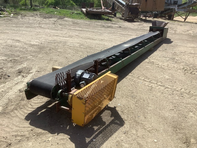 Custom Built 16 in x 29 ft Stationary Transfer Conveyor