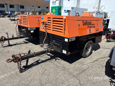 2015 Sullivan 210 CMF D 210 cfm Mobile コンプレッサー