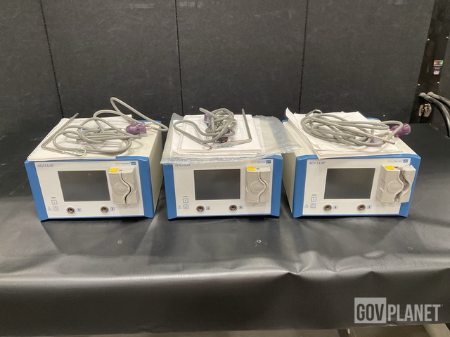 (3) Aesculap Microspeed Uni Surgical Motor Drive Consoles