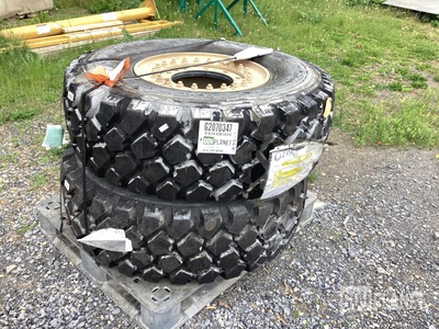 (2) Michelin 395/85R20 Tire w/Wheels
