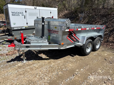 2025 Triumph Trailers Canada Inc. GD3-TAE6X10-52-D 10 ft T/A Dump Utility Trailer