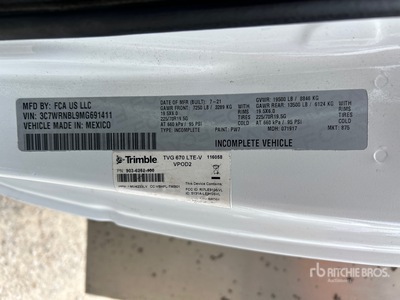 2021 Ram 5500 4x4 Service Truck